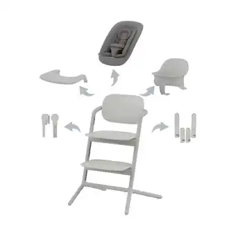 Babypark Cybex lemo 4-in-1 kinderstoel suede grey aanbieding