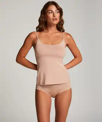 Hunkemoller Hunkemöller top bamboo beige aanbieding