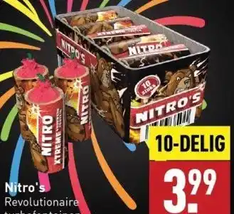 ALDI Nitro' revolutionaire turbofonteinen. aanbieding