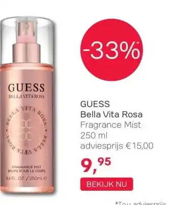 Pour Vous Guess bella vita rosa fragrance mist aanbieding