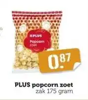 Coop Plus popcorn zoet aanbieding