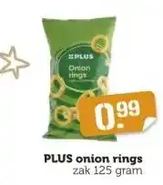 Coop Plus onion rings aanbieding