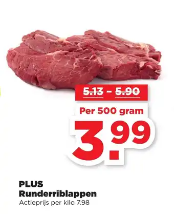 PLUS Plus Runderriblappen aanbieding