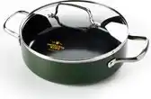 Bol.com Dagelijkse kost door jeroen meus - hapjespan met deksel ø24cm - inductie - pfas-vrij aanbieding