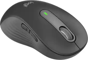 Amazon Logitech signature m650 l left draadloze muis – voor grote linkerhanden, 2 jaar batterijduur, stil klikken, aanpasbare zijkno aanbieding