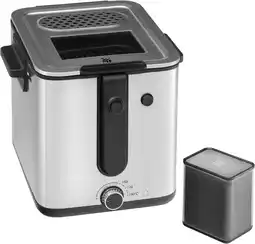 Amazon Wmf kitchenminis friteuse met frietsnijder, compact & stijlvol design, geïntegreerde filter voor minder geur, instelbare temp aanbieding