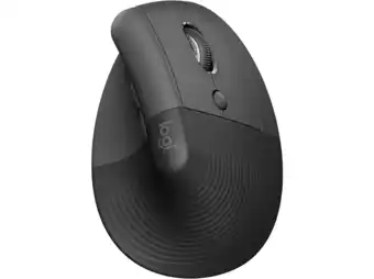 MediaMarkt Logitech lift verticale ergonomische muis zwart aanbieding