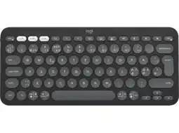 MediaMarkt Logitech pebble keys 2 k380s bluetooth-toetsenbord voor meerdere apparaten - graphite aanbieding