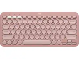 MediaMarkt Logitech pebble keys 2 k380s bluetooth-toetsenbord voor meerdere apparaten - rose aanbieding