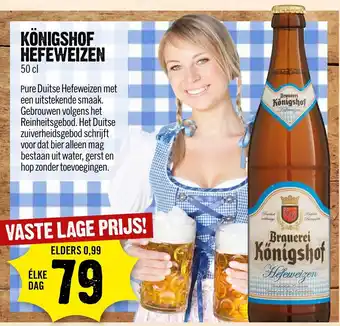 Dirck 3 Konigshof Hefeweizen 500ml aanbieding