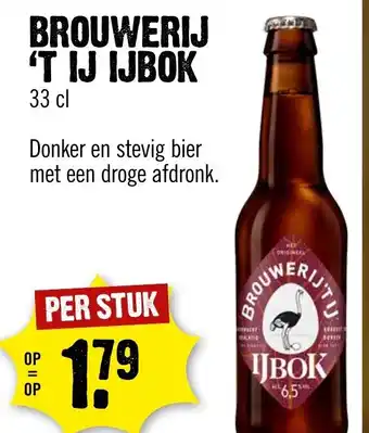 Dirck 3 Brouwerij 't IJ IJbok 330ml aanbieding