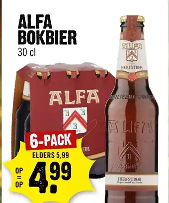 Dirck 3 Alfa Bokbier 6*300ml aanbieding