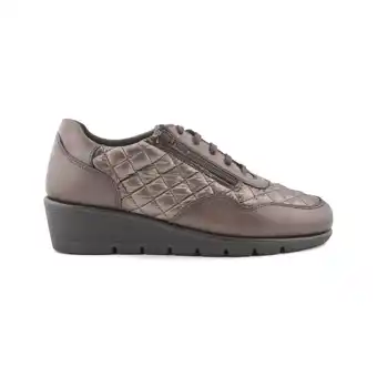 Spartoo Lage sneakers amelie comfort zapatos confort de piel marrones by amelie aanbieding