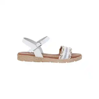 Spartoo Sandalen blusandal sandalias blancas de piel by aanbieding