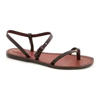 Spartoo Sandalen gianluca - l'artigiano del cuoio 590 d moro cuoio aanbieding