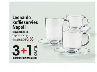 Sligro Leonardo Koffieservies Napoli aanbieding