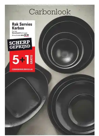 Sligro Rak Servies Karbon 24 cm aanbieding