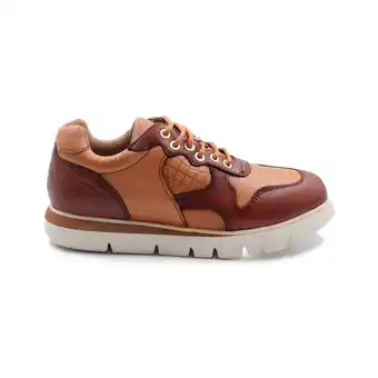 Spartoo Lage sneakers take me zapatillas casual marrones de piel by aanbieding