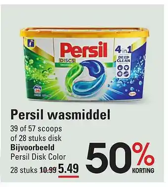 Sligro Persil wasmiddel aanbieding