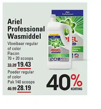 Sligro Ariel Professional Wasmiddel aanbieding