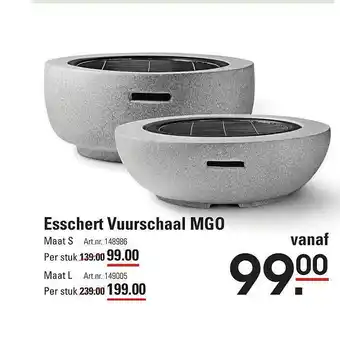 Sligro Esschert Vuurschaal MG0 aanbieding