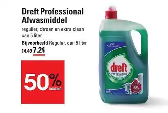 Sligro Dreft Professional Afwasmiddel 5 liter aanbieding