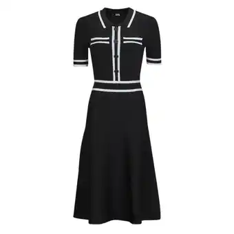 Spartoo Lange jurk karl lagerfeld s slv knit dress aanbieding