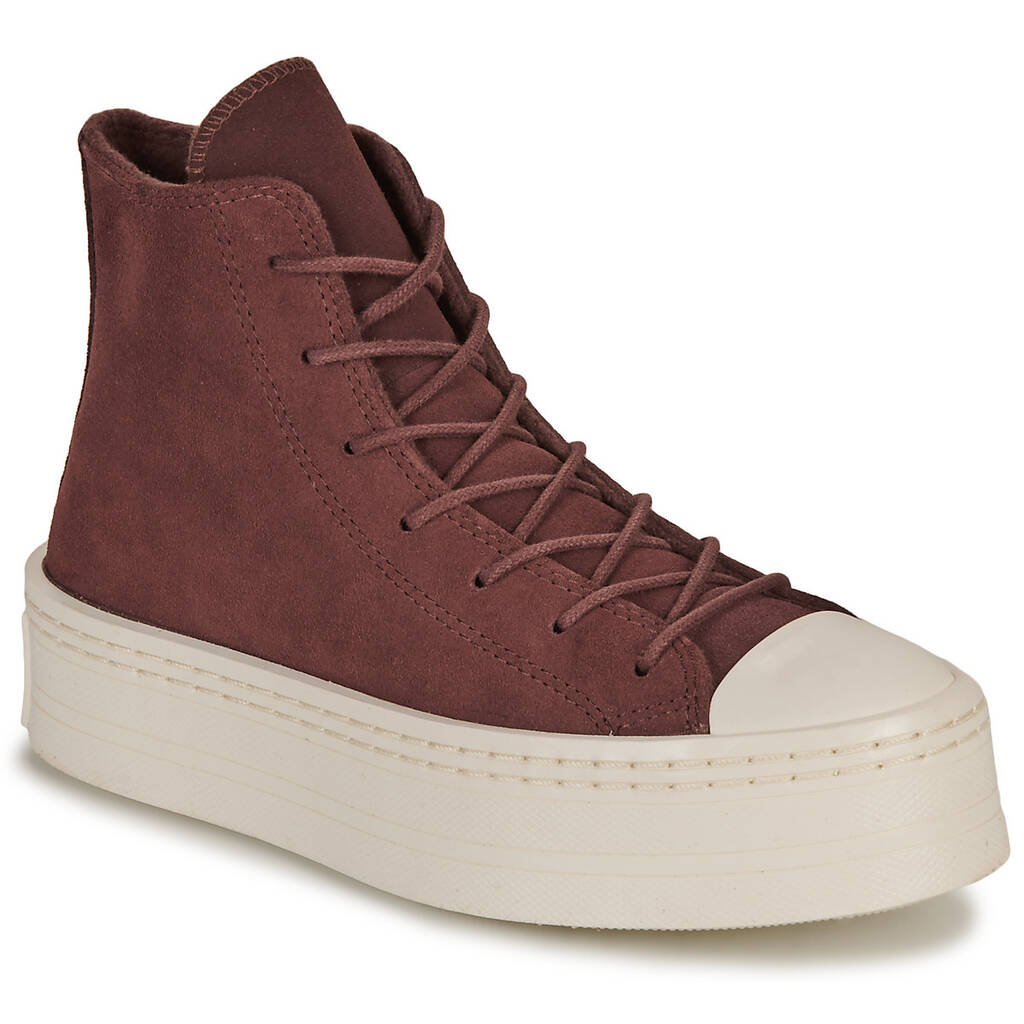 Hoge sneakers converse chuck taylor all star modern lift winter aanbieding bij Spartoo