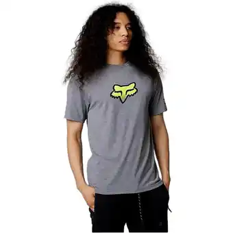 Spartoo T-shirt korte mouw fox camsieta gris hombre fox vizen drirelease 29821 aanbieding