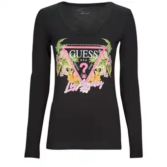 Spartoo T-shirt lange mouw guess ls sn triangle flowers tee aanbieding