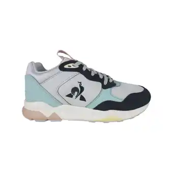 Spartoo Sneakers le coq sportif lcs r500 galet/pastel turquoise aanbieding