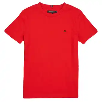 Spartoo T-shirt korte mouw tommy hilfiger essential cotton tee s/s aanbieding