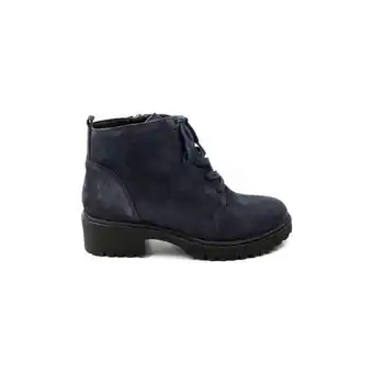 Spartoo Low boots waldläufer dames hoge veterschoen 716807 blauw aanbieding