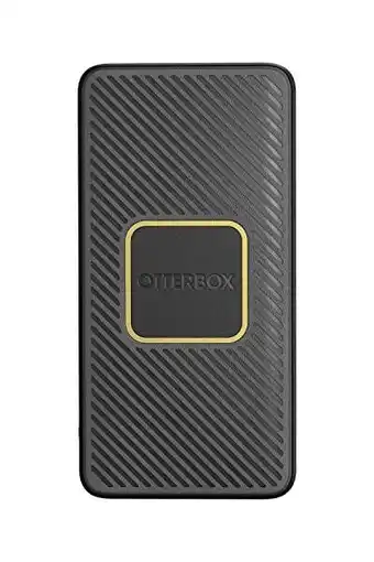 Amazon Otterbox snelladende powerbank met qi 10w draadloos opladen, 10,000 mah draagbare oplader met usb-a 18w en usb-c 18w uitgang, aanbieding