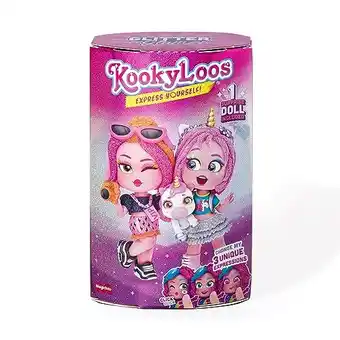 Amazon Kookyloos serie glitter glam - verzamelfiguur verrassingspop met mode-accessoires, kleding, schoenen en speelgoed, met 3 grap aanbieding