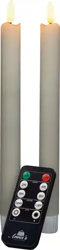 Intratuin Anna's collection led dinerkaars crème d 2 h 23 cm 2 stuks aanbieding