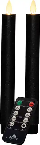 Intratuin Anna's collection led dinerkaars zwart d 2,5 h 23 cm 2 stuks aanbieding