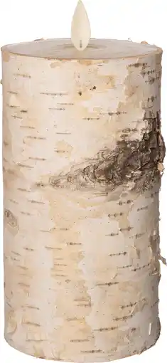 Intratuin Anna's collection led stompkaars berkenhout structuur wit d 9 h 15,8 cm aanbieding