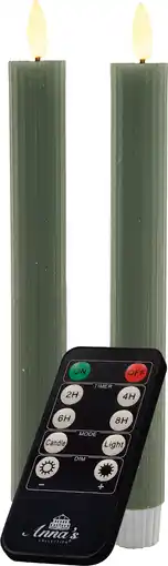 Intratuin Anna's collection led dinerkaars vito groen d 2 h 23 cm 2 stuks aanbieding