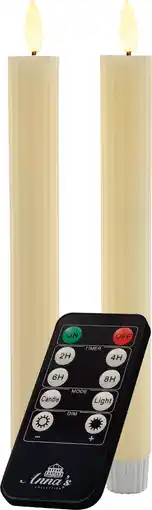 Intratuin Anna's collection led dinerkaars vito ivoor d 2 h 23 cm 2 stuks aanbieding