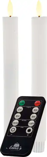 Intratuin Anna's collection led dinerkaars vito wit d 2 h 23 cm 2 stuks aanbieding