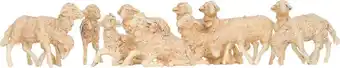 Intratuin Kerststal figuur schaap 12 stuks h 5/6 cm aanbieding