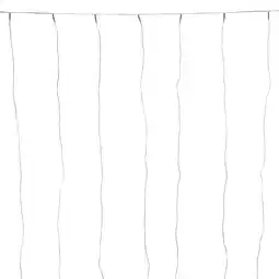 Intratuin Lichtgordijn met 200 lampjes extra warm 100 x 200 cm aanbieding