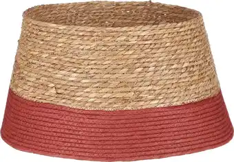 Intratuin House of seasons kerstboomrok rood / bruin d 50 h 26 cm aanbieding