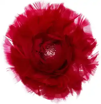 Intratuin Intratuin kerstclip bloem rood d 12 h 7 cm aanbieding