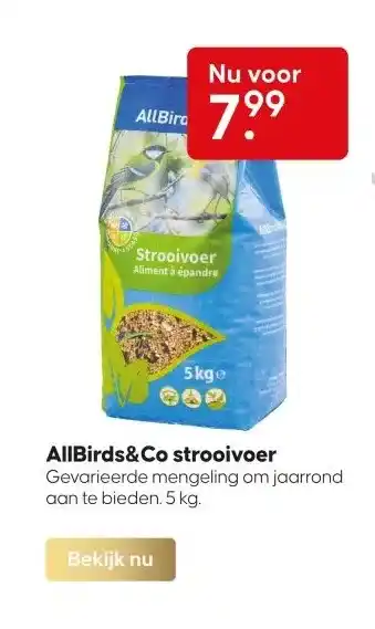 Boerenbond Allbirds&co strooivoer aanbieding