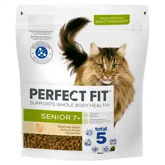 Dekamarkt Perfect fit kattenvoer droog senior kip aanbieding