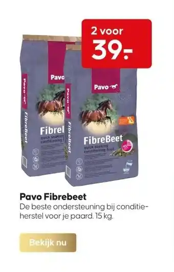 Boerenbond Pavo fibrebeet aanbieding