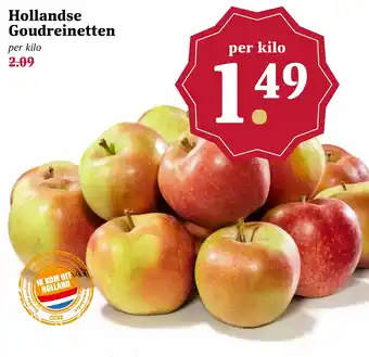 MCD Supermarkt Hollandse goudreinetten aanbieding
