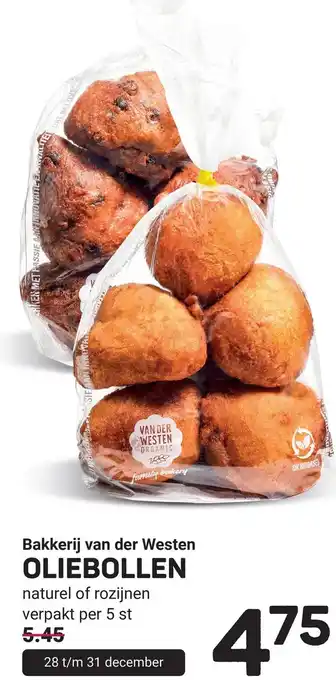 Ekoplaza Bakkerij van der westen oliebollen aanbieding